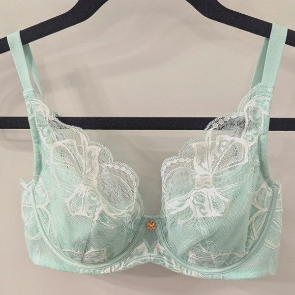 NWT Butterfly Mist Green Arabella Bra - Picture 3 of 4